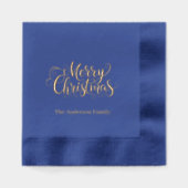 Merry Christmas  Folie Servetten (Voorkant)