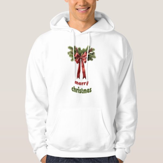 Merry Christmas Food Label Hoodie (Voorkant)