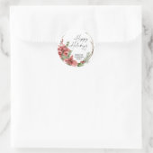 Merry Christmas for Gifts Envelopes Present Class Ronde Sticker (Tas)