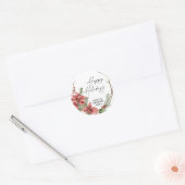 Merry Christmas for Gifts Envelopes Present Class Ronde Sticker (Envelop)