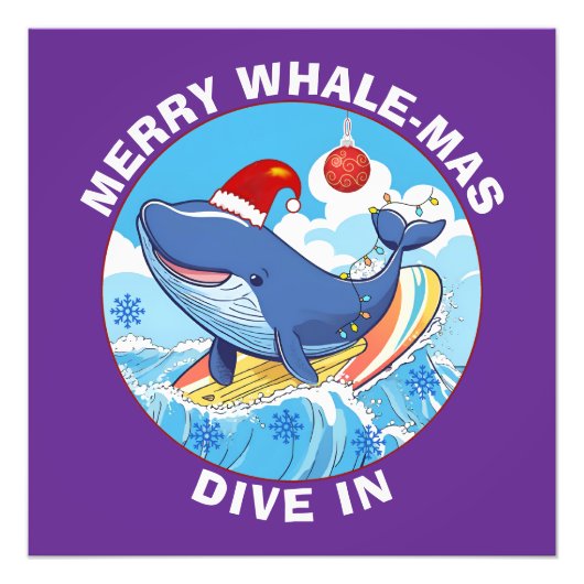 Merry Christmas Foto Afdruk (Voorkant)