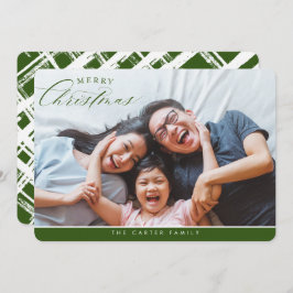 MERRY CHRISTMAS FOTO-elegant calligrafiegrografie Feestdagenkaart