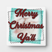 Merry Christmas Fotoplaat (Voorkant)