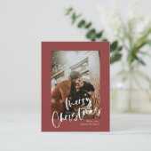 Merry Christmas Foto's Briefkaart (Staand voorkant)
