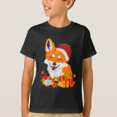 Merry Christmas Fox Foxes Ugly X-mas Sweater Santa T-shirt (Voorkant)