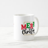 Merry Christmas Framed Design-80716 Koffiemok (Voorkant rechts)
