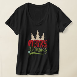 Merry Christmas Free Christmas Tree T-shirt