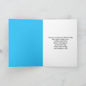 Merry Christmas Freeze, Uncle! Santa With Cop Car Kaart (Binnen)