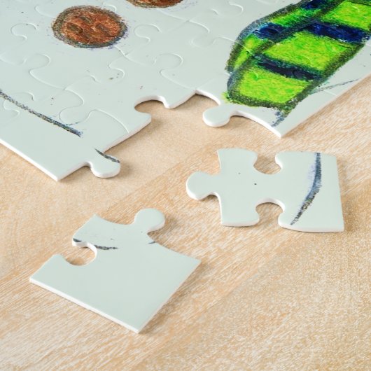 MERRY CHRISTMAS FRIEND  LEGPUZZEL (Zijkant)