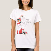 Merry Christmas Friends T-shirt (Voorkant)
