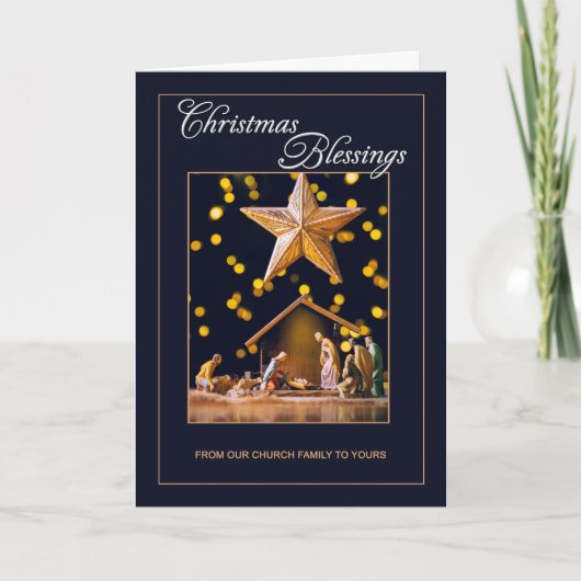 Merry Christmas From Church Leaders to Members  Feestdagen Kaart (Voorkant)