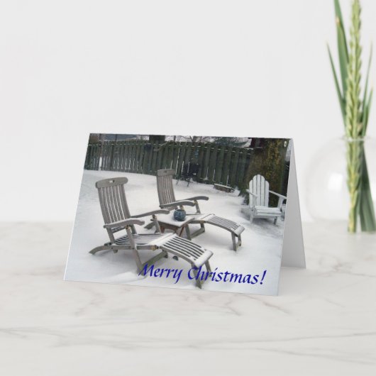 Merry Christmas from Cleveland, Ohio Feestdagen Kaart (Voorkant)