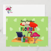 Merry Christmas from Florida Feestdagenkaart (Voorkant / Achterkant)