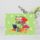 Merry Christmas from Florida Feestdagenkaart (Staand voorkant)