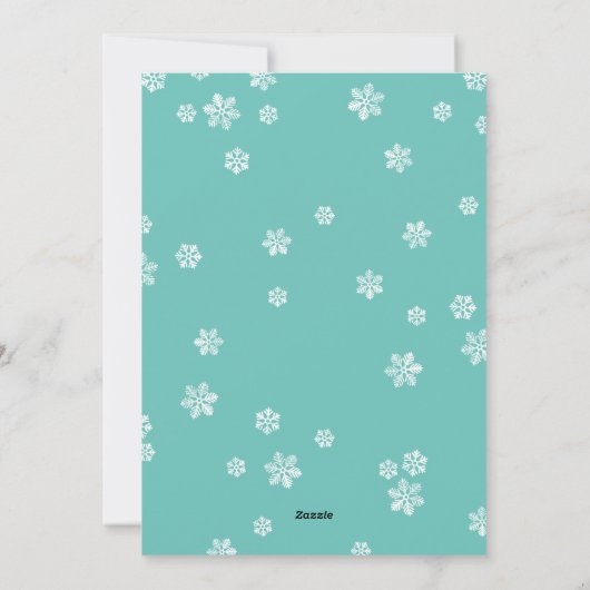 Merry Christmas from Minnesota One Photo Feestdagenkaart (Achterkant)