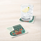 Merry Christmas from My Fox Hole! Kartonnen Onderzetters (Insitu)