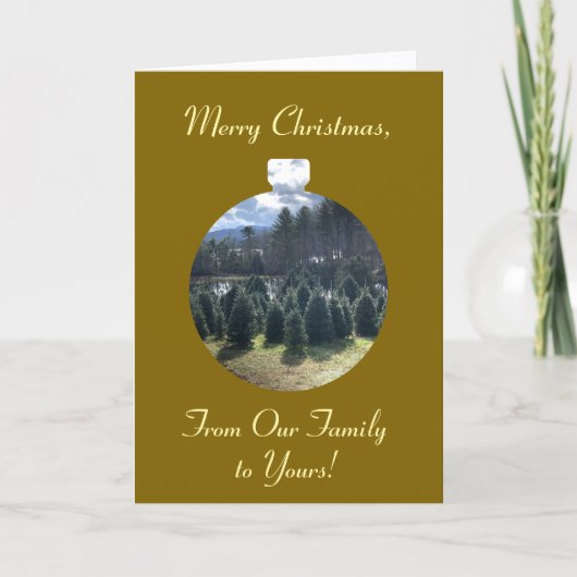 Merry Christmas from Our Family to Yours, Card Kaart (Voorkant)