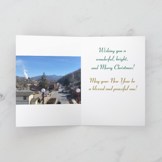 Merry Christmas from Our Family to Yours, Card Kaart (Binnen)