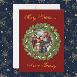 Merry Christmas From Our Family to Yours! Photo Gr Kaart