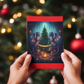 Merry Christmas from Our Little Dragon Nest Feestdagen Kaart