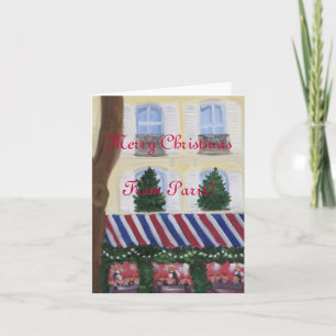 Merry Christmas from Paris Feestdagen Kaart