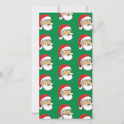 Merry Christmas from Santa Claus Feestdagenkaart (Achterkant)