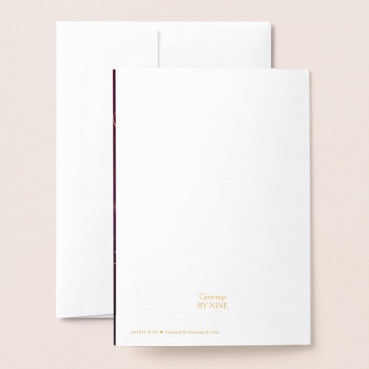 Merry Christmas from the Ornament Dragons Folie Kaarten (Met envelop)