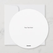 Merry Christmas from The Snowman Feestdagenkaart (Achterkant)