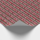 Merry Christmas from (Your name) Cadeaupapier (Hoek)