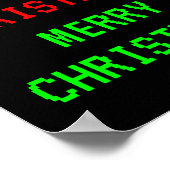 "MERRY CHRISTMAS!": Fun,  spel Poster (Hoek)