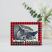 Merry Christmas Fun Typography | Afbeelding Feestdagenkaart (Staand voorkant)