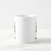 Merry Christmas Funny Bald Eagle Lover Xmas Lights Koffiemok (Center)