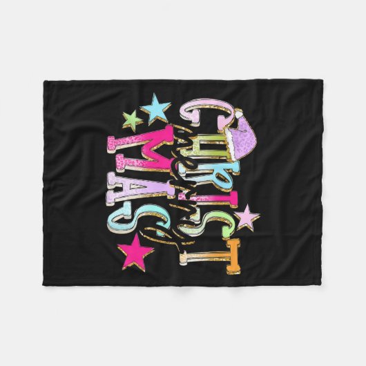 Merry Christmas Funny Santa Squad Pajamas Xmas Hol Fleece Deken (Voorkant (Horizontaal))