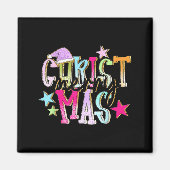 Merry Christmas Funny Santa Squad Pajamas Xmas Hol Magneet (Voorkant)