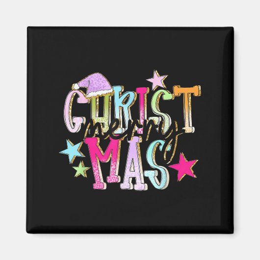 Merry Christmas Funny Santa Squad Pajamas Xmas Hol Magneet (Voorkant)