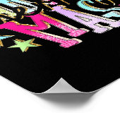 Merry Christmas Funny Santa Squad Pajamas Xmas Hol Poster (Hoek)