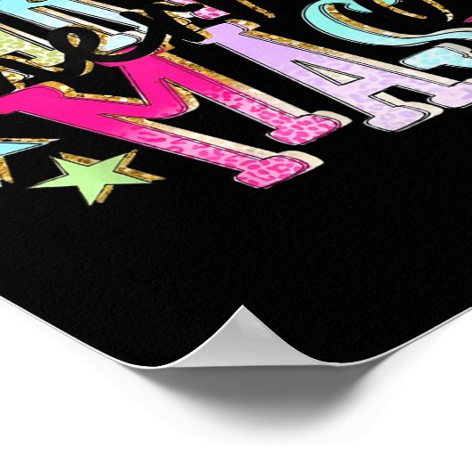 Merry Christmas Funny Santa Squad Pajamas Xmas Hol Poster (Hoek)