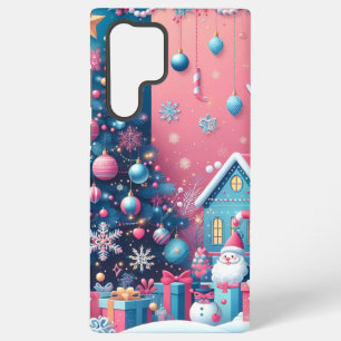 Merry Christmas Galaxy S22 Ultra Hoesje Samsung Galaxy Hoesje