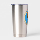 Merry Christmas Geïsoleerde Drinkbeker (Rechts)