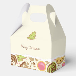 Merry Christmas Gepersonaliseerde cookie box Bedankdoosjes