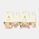 Merry Christmas Gepersonaliseerde cookie box Bedankdoosjes (Uitgevouwen)