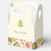 Merry Christmas Gepersonaliseerde cookie box Bedankdoosjes (Geopend)