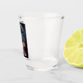 MERRY CHRISTMAS Geschoten glas (Rechts)