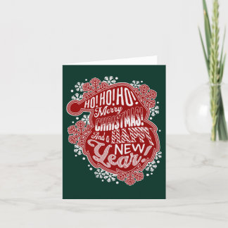 Merry Christmas - Gevouwen Vakantie Kaart