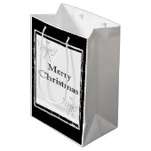 Merry Christmas Gift Bags Medium Cadeauzakje (Voorkant Gekanteld)