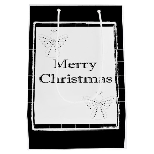 Merry Christmas Gift Bags Medium Cadeauzakje (Achterkant)