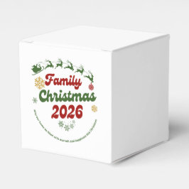 Merry Christmas Gift Box Bedankdoosjes