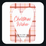 Merry Christmas Gift Label gepersonaliseerd met na<br><div class="desc">Gepersonaliseerde Christmas Label Stickers – Voeg een feestelijke touch toe! Maak elk cadeau extra speciaal met gepersonaliseerde stickers van het kerstlabel,  ontworpen om een unieke en feestelijke flair toe te voegen aan uw vakantiepakketten.</div>