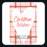 Merry Christmas Gift Label gepersonaliseerd met na<br><div class="desc">Gepersonaliseerde Christmas Label Stickers – Voeg een feestelijke touch toe! Maak elk cadeau extra speciaal met gepersonaliseerde stickers van het kerstlabel,  ontworpen om een unieke en feestelijke flair toe te voegen aan uw vakantiepakketten.</div>
