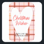 Merry Christmas Gift Label gepersonaliseerd met na<br><div class="desc">Gepersonaliseerde Christmas Label Stickers – Voeg een feestelijke touch toe! Maak elk cadeau extra speciaal met gepersonaliseerde stickers van het kerstlabel,  ontworpen om een unieke en feestelijke flair toe te voegen aan uw vakantiepakketten.</div>